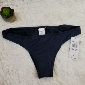 Roxy Solid Beach Classics Moderate Swim Bottoms Wo